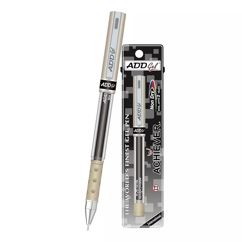 Add Gel Achiever Gel Pen Black Ink Color