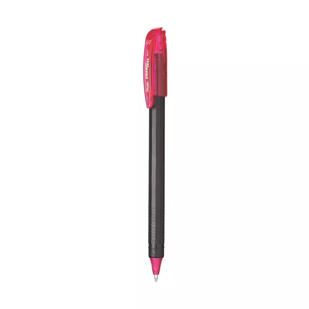 Pentel Energal Roller Gel Pen Plastic Pink 0.7 mm Tip Size for Home, School & Office Use, BL417