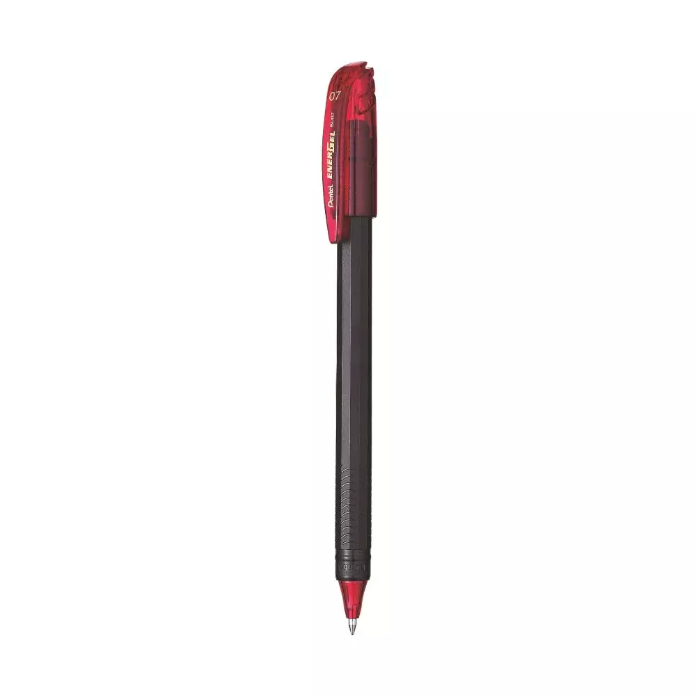 Pentel Energal Roller Gel Pen Plastic Red 0.7 mm Tip Size for Home, School & Office Use, BL417