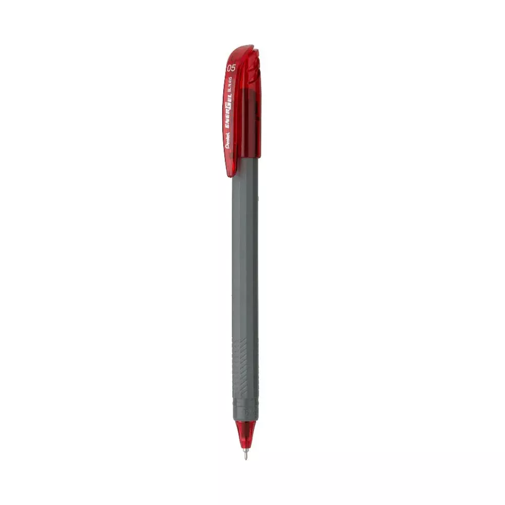 Pentel Energel Gel Pen Plastic Red 0.5 mm Tip Size for Home, School & Office Use, 415