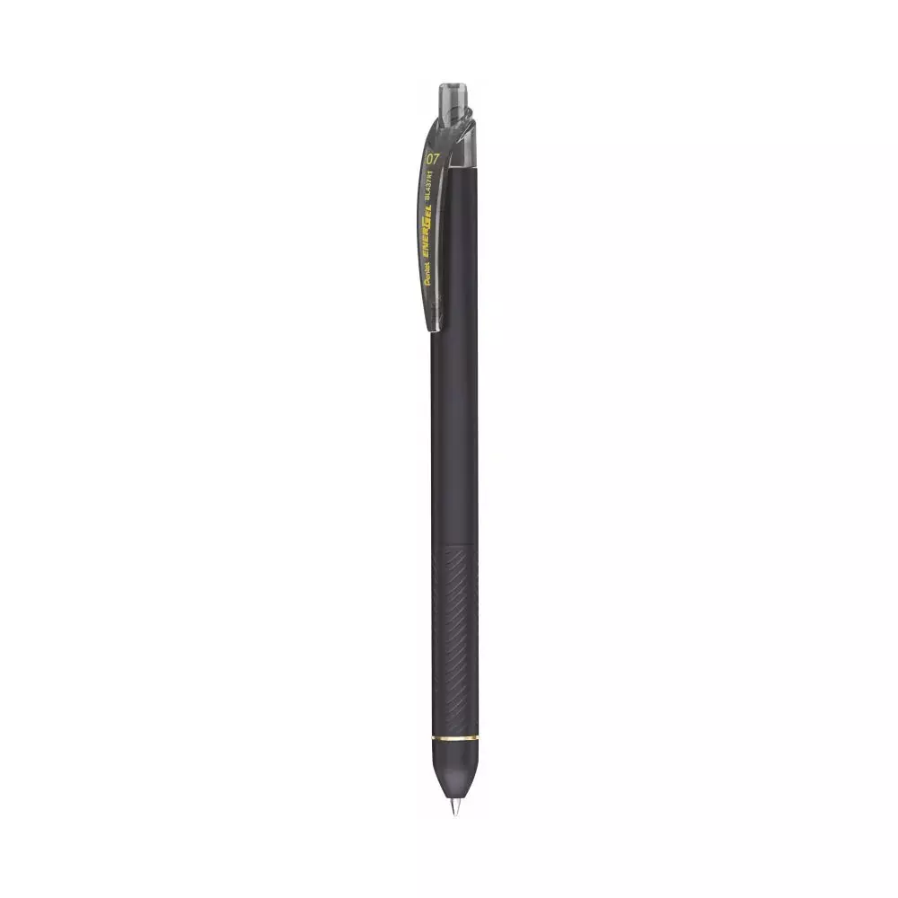 Pentel Energal Click Gel Pen Plastic Black Ink Color 0.7 mm Tip Size for Home, School & Office Use, BL437-R1
