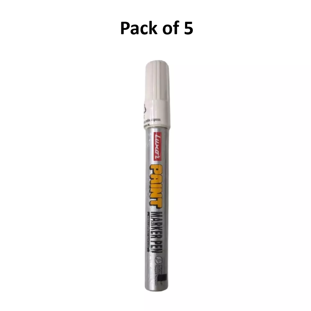 luxor-902-paint-marker-white-pack-of-5