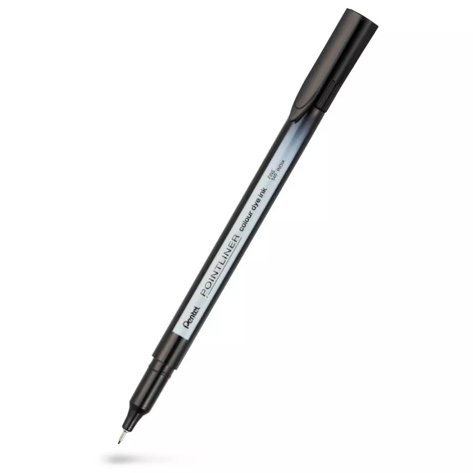 pentel-pointliner-marker-set-04-mm-line-width-fine-tip-12-color-s40-set-of-12-pcs