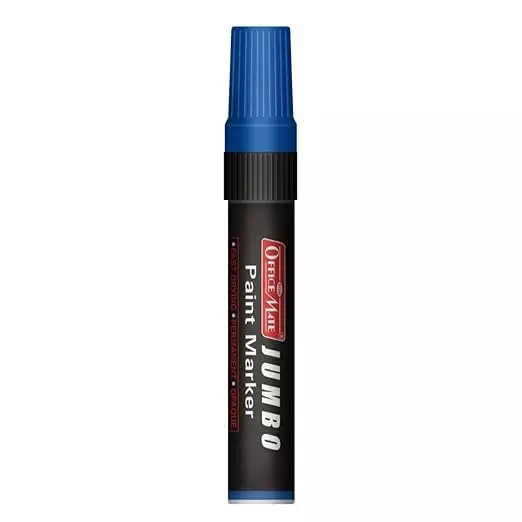 Soni Office Mate Jumbo Paint Marker 15 mm Chisel Tip Oil-Based, Non-Toxic for Murals, Signage & Large Art