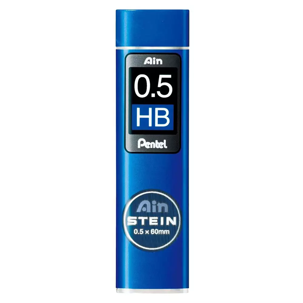 Pentel AIN Stein Mechanic Pencil Lead Graphite 0.5 mm Tip Size for Home, School & Office Use, C405