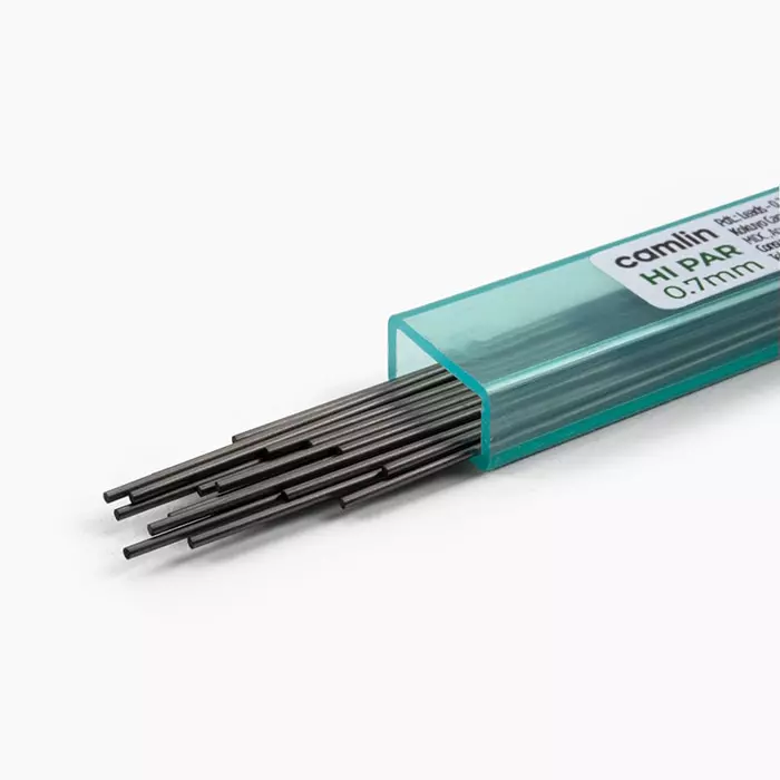 camlin-mechanical-pencil-leads-07-mm-length-60-mm-hi-par-b-pack-of-10-tubes-with-10-leads