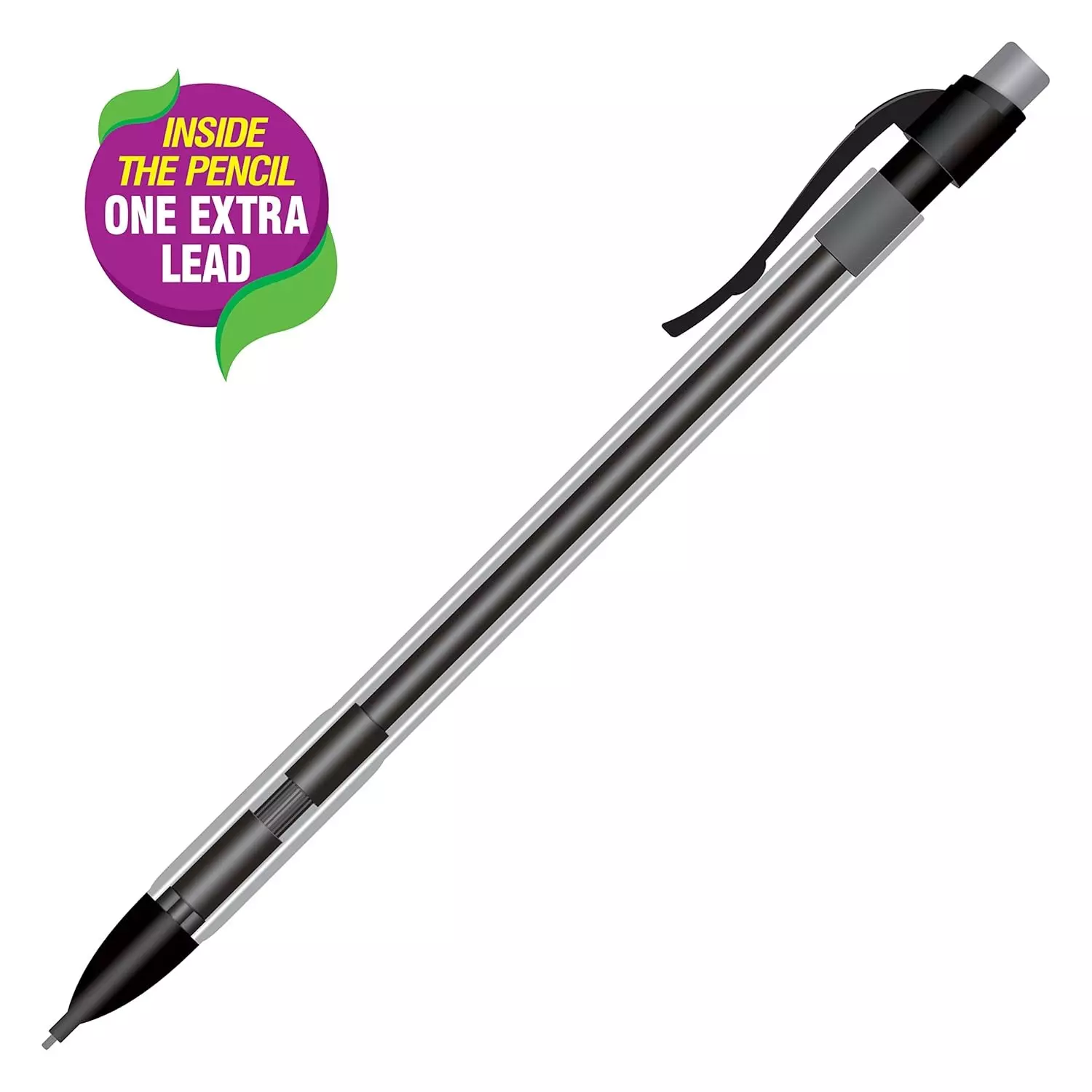 Add Gel School-Mate 0.9 mm Mechanical Pencil (Black)