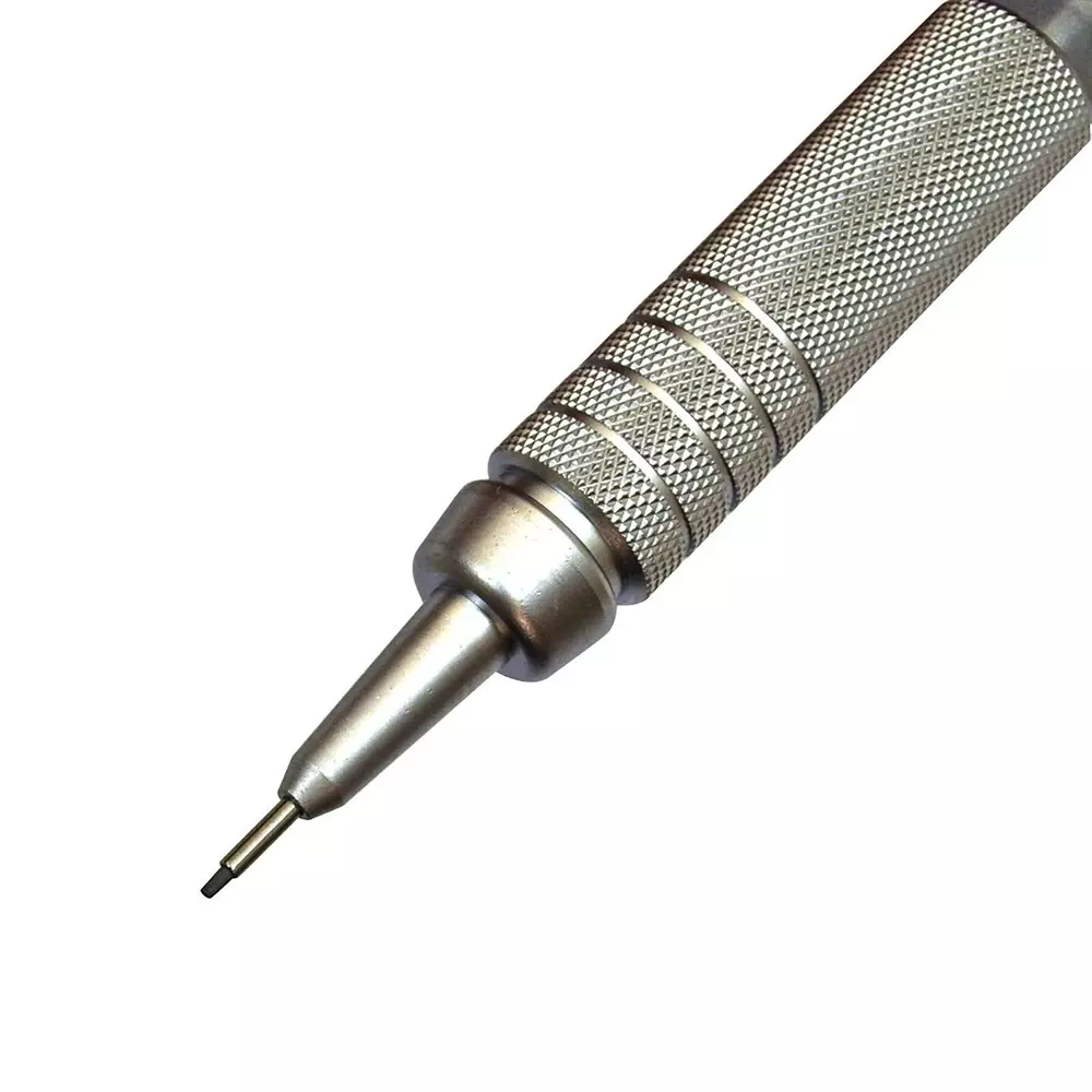 Pentel Mechanical Drafting Pencil Black Ink Color 0.7 mm Tip Size Metal for Home, School & Office Use, PG517