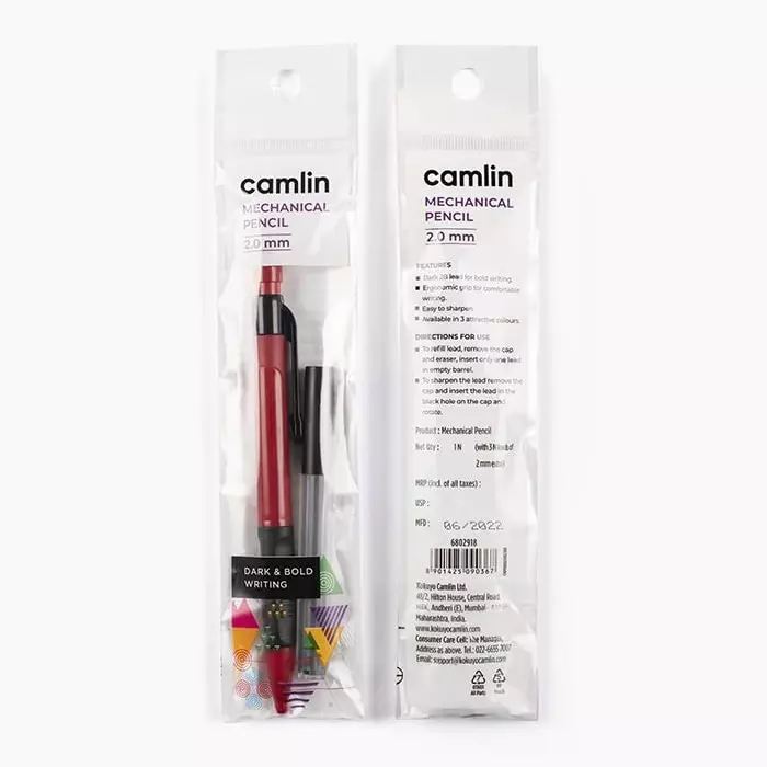 camlin-klick-mechanical-pencil-20-mm-lead-assorted-body-color