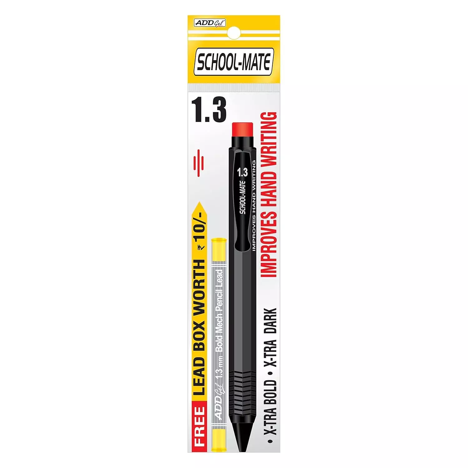 Add Gel School-Mate 1.3 mm Bold Mechanical Pencil (Black)