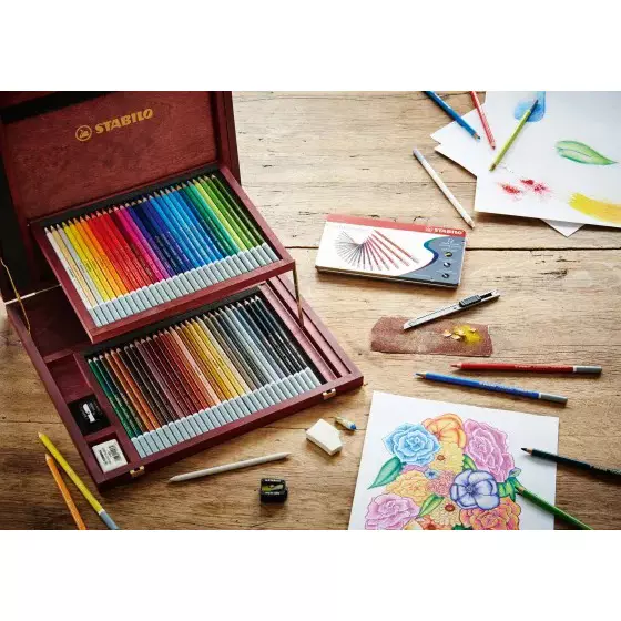 Stabilo CarbOthello Chalk-Pastel Pencil 4.4 mm Lead Diameter Cold Grey 3, 1400/724 (Pack of 12)