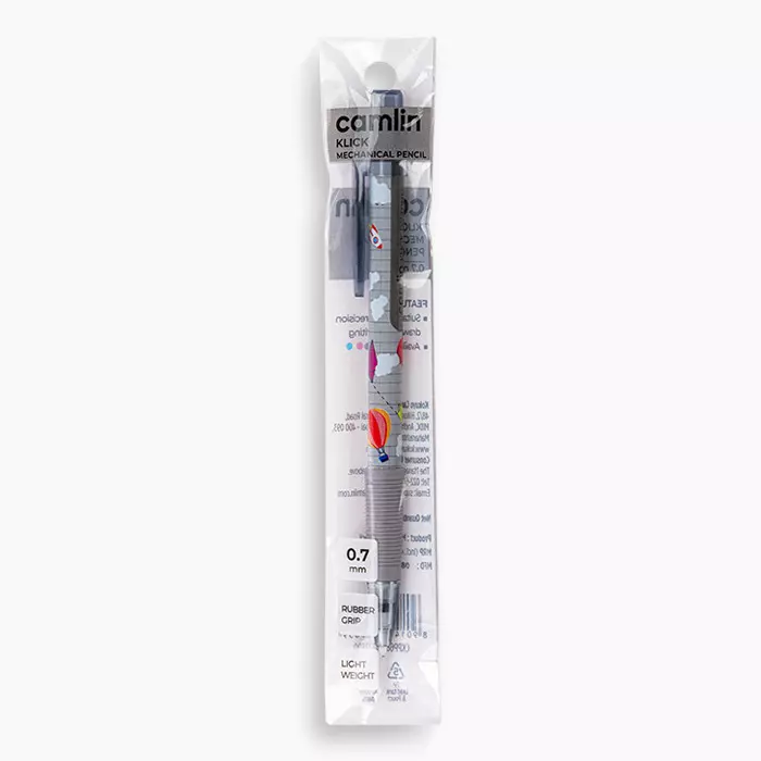 camlin-klick-mechanical-pencil-07-mm-lead-assorted-body-color