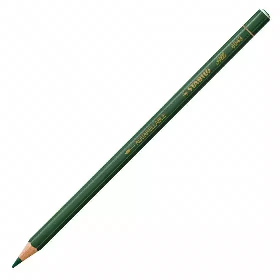 Stabilo All Colored & Graphite Pencil 3.3 mm Lead Diameter Green, 8043 (Pack of 12)
