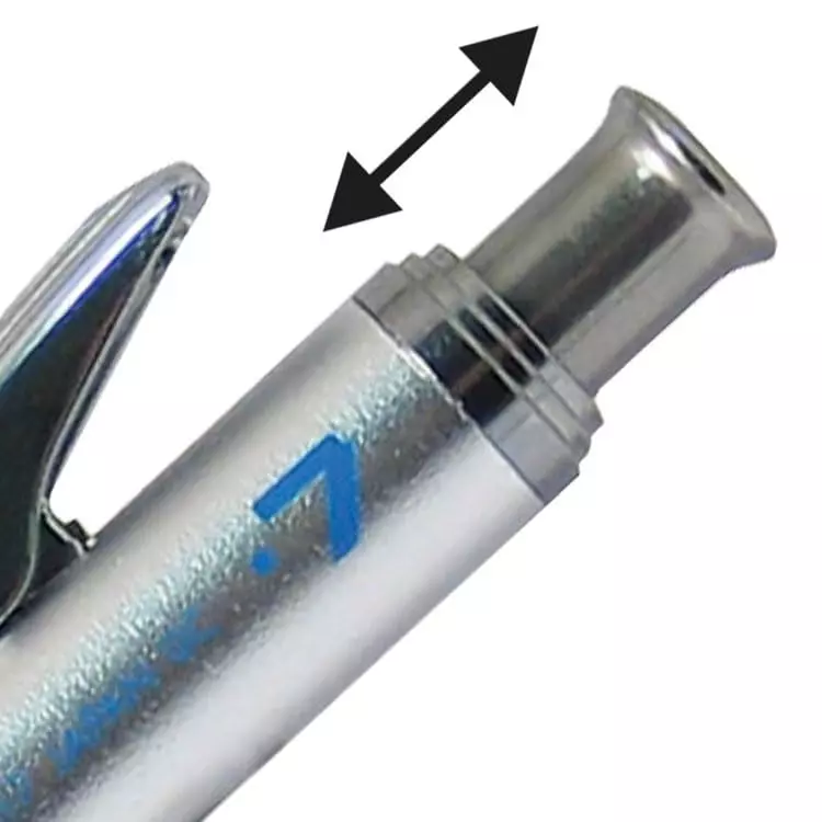 Pentel Graphgear Mechanical Drafting Pencil Black Ink Color 0.7 mm Tip Size Metal for Home, School & Office Use, PG1017