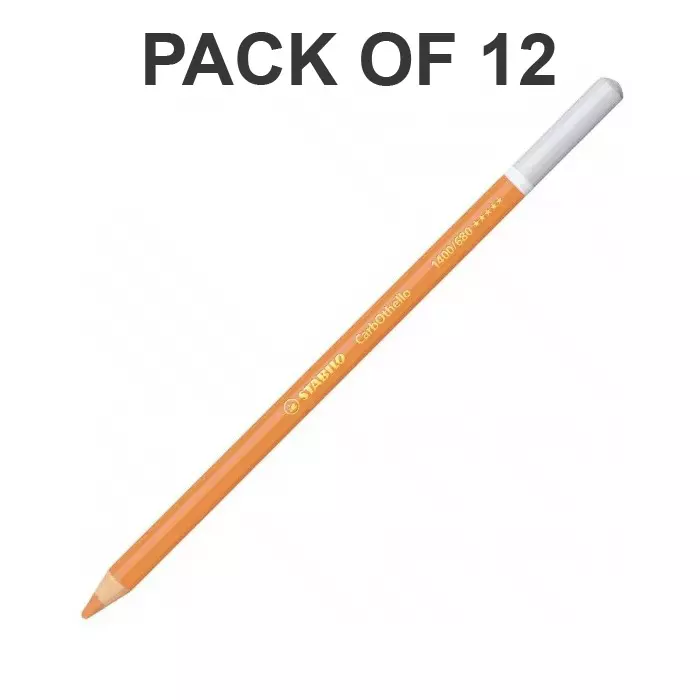 Stabilo CarbOthello Chalk-Pastel Pencil 4.4 mm Lead Diameter Terracotta, 1400/680 (Pack of 12)
