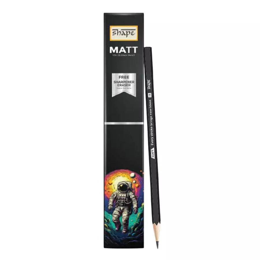 Shape Matt Wood Pencil Graphite, A270201