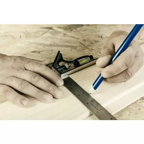 hogert-technik-carpenters-pencil-hb-flat-shape-red-color-and-240-mm-length-ht3b770