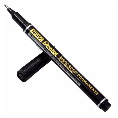 Pentel CD Marker Plastic Black 0.6 mm Tip Size for Home, School & Office Use, N450