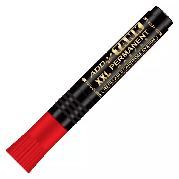 Add Gel Tank Permanent Marker Red Ink Color