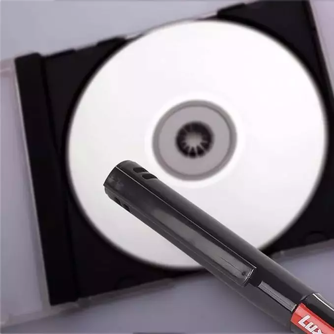 Luxor 1236 CD/DVD/OHP Fine Tip Black Permanent Marker (Pack of 120)