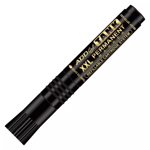 Add Gel Tank Permanent Marker Black Ink Color