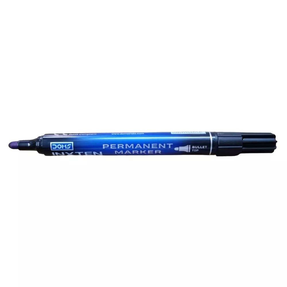 Doms Inxten Permanent Marker Pen Blue