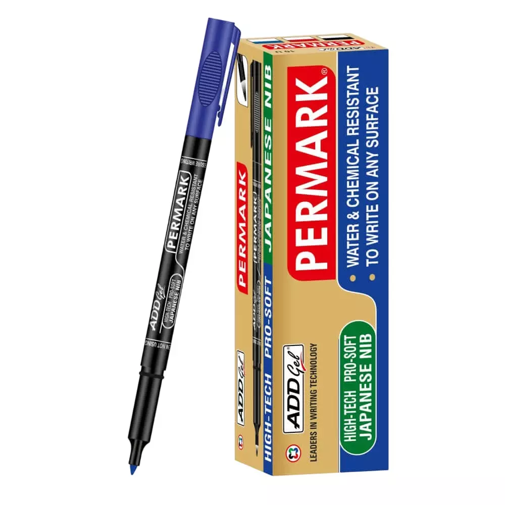Add Gel Permark CD Marker Blue Ink Color