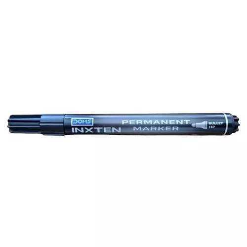 Doms Inxten Permanent Marker Pen Black