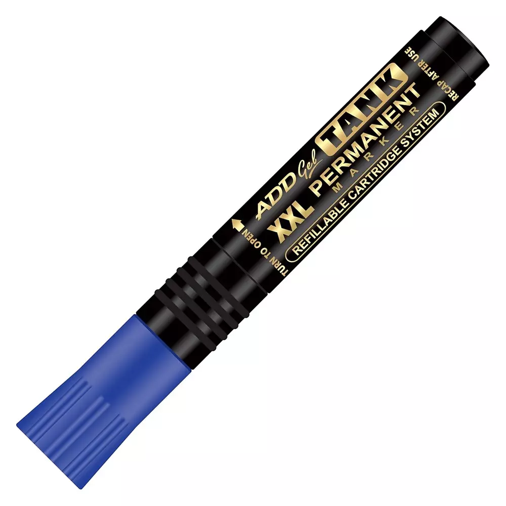 Add Gel Tank Permanent Marker Blue Ink Color (Set of 100)