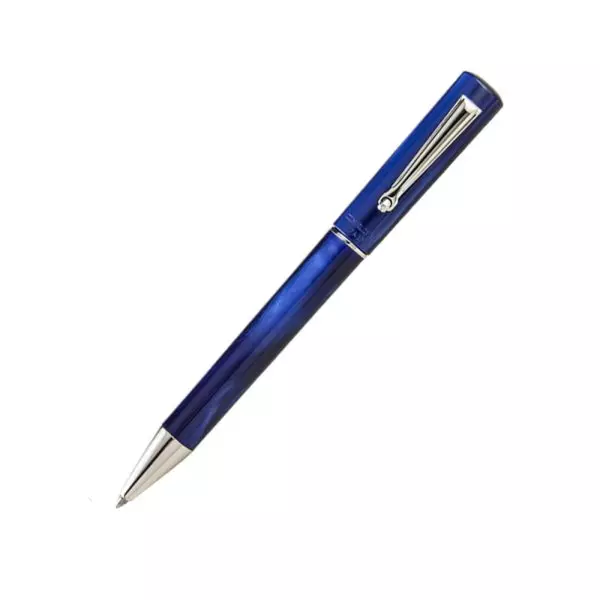 Buy DELTA Unica Blue Resin With Rhodium-Plated Trim Ballpoint Pen from Industrybuying.com