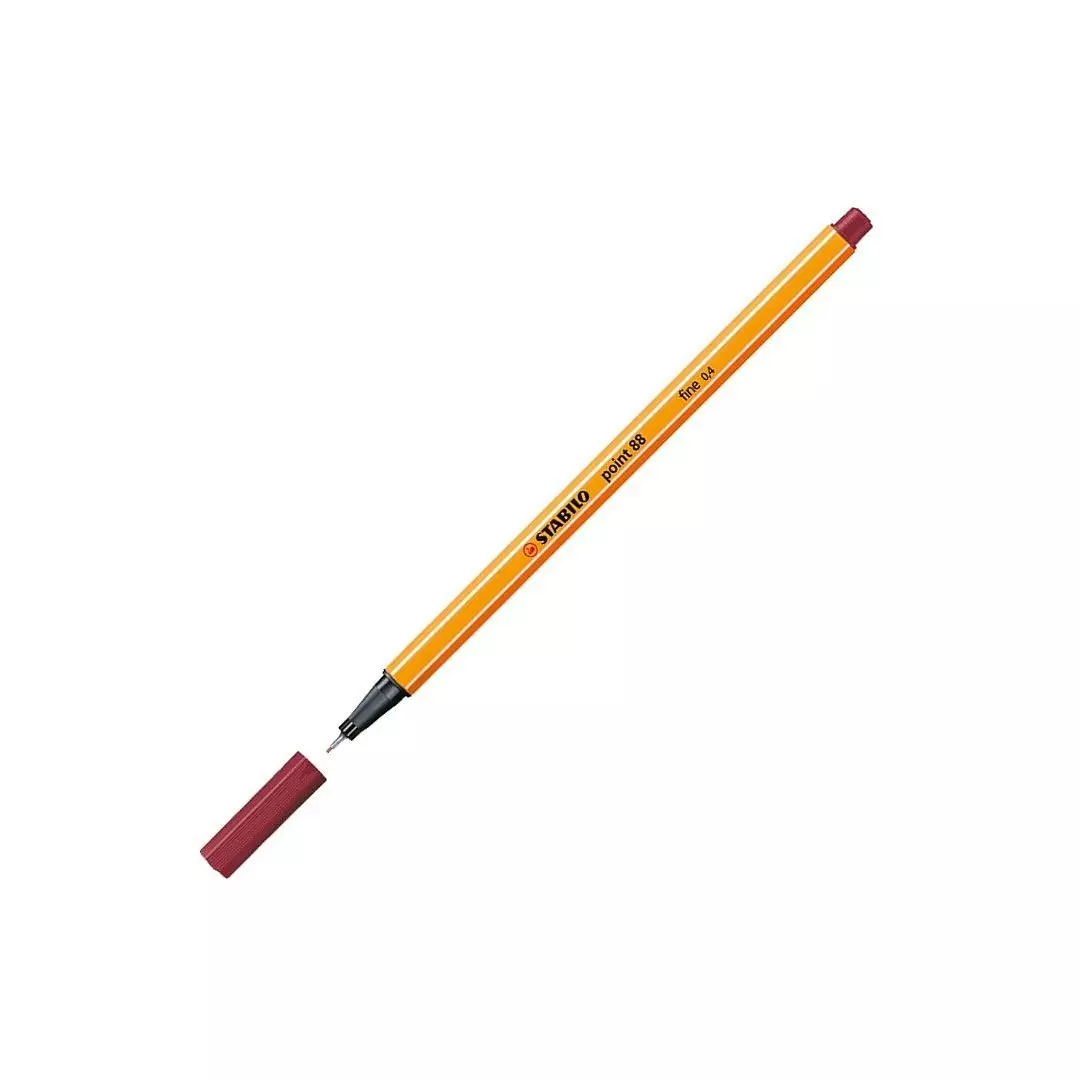 Stabilo Point 88 Fineliner Pen 0.4 mm Metal Enclosed Tip, Purple Shades