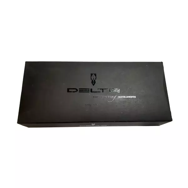 DELTA Unica Green Resin With Rhodium-Plated Trim Ballpoint Pen