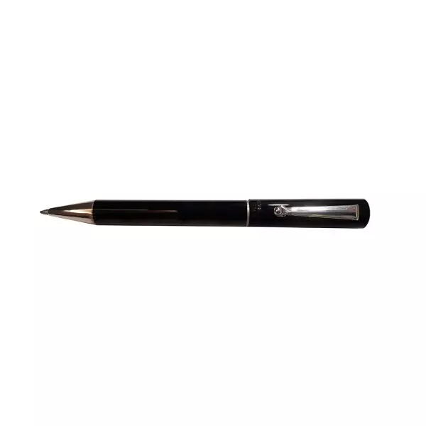 DELTA Unica Green Resin With Rhodium-Plated Trim Ballpoint Pen