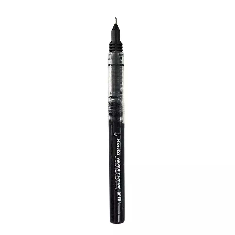 Rorito Maxtron Refill Black Ink Color Plastic For School, Office And Multipurpose Use
