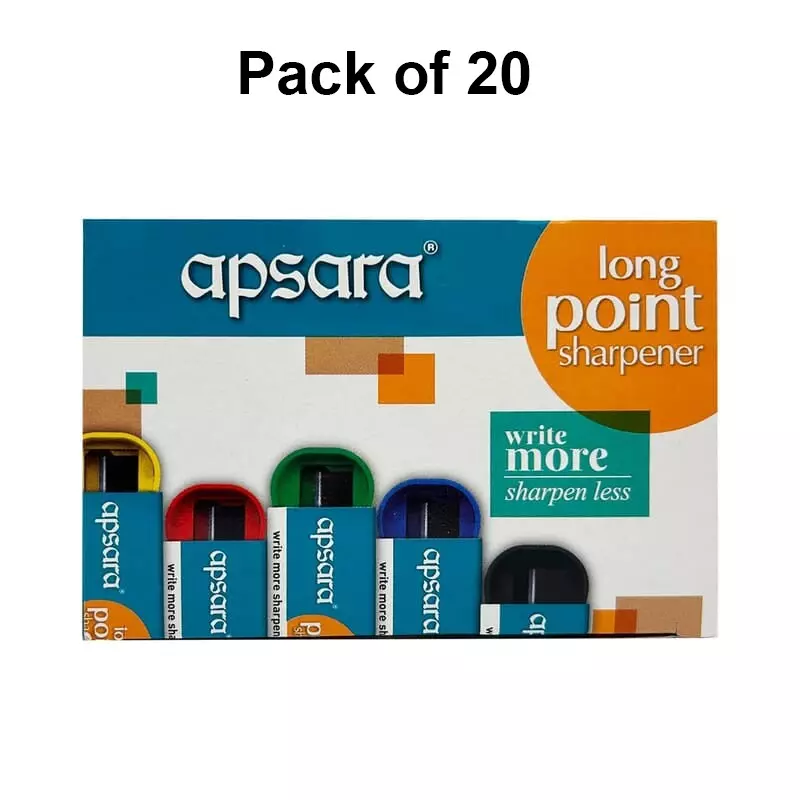 apsara-pencil-sharpener-long-point-type-multicolor-pack-of-20