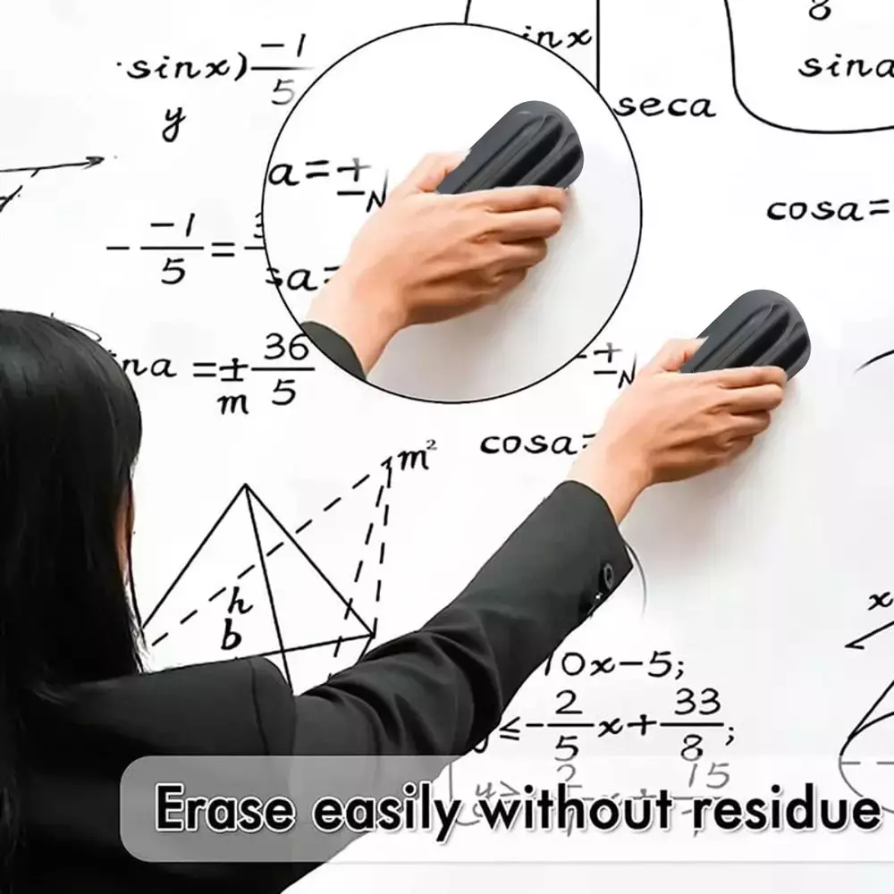 Soni OfficeMate Whiteboard Marker & Magnetic Duster Combo 14 cm Marker Size 4.43 mm Tip Size Assorted for Office, College & School Use