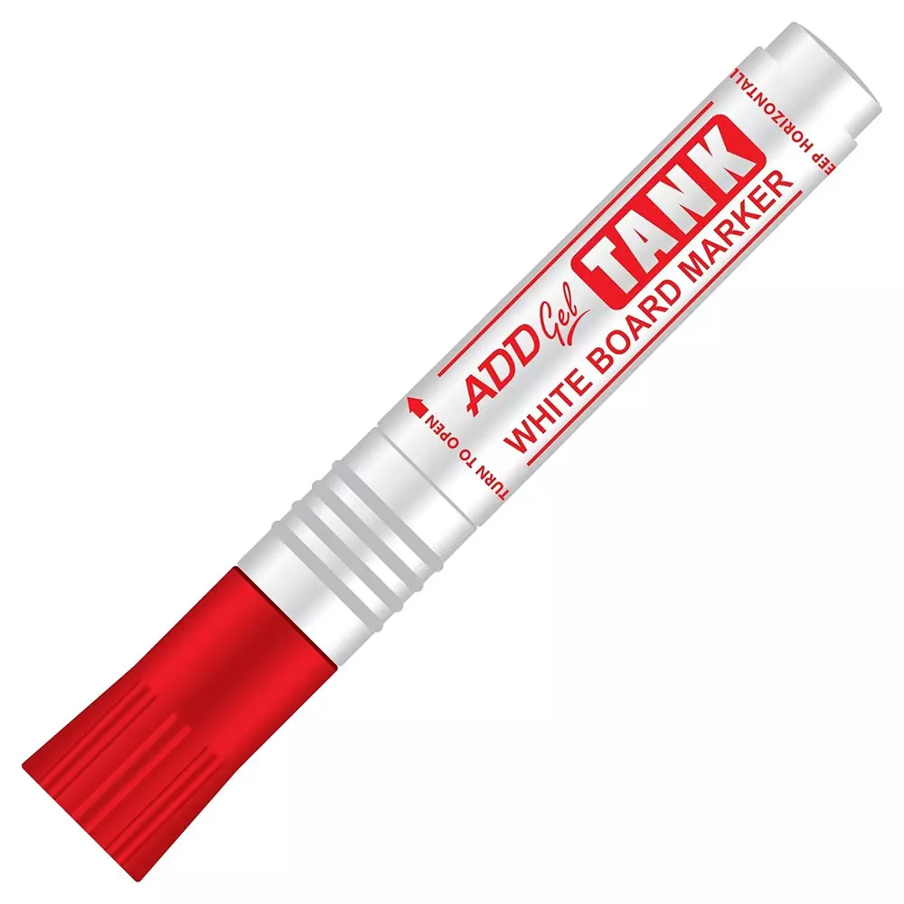 Add Gel Tank Whiteboard Marker Red Ink Color