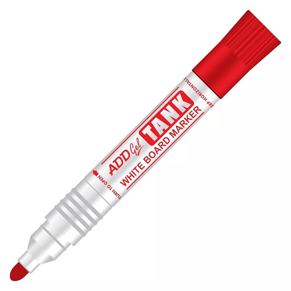 Add Gel Tank Whiteboard Marker Red Ink Color