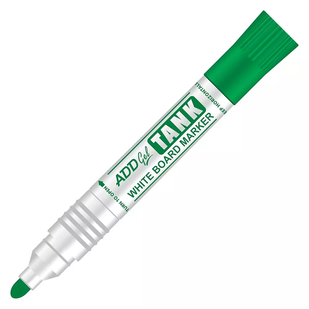 Add Gel Tank Whiteboard Marker Green Ink Color