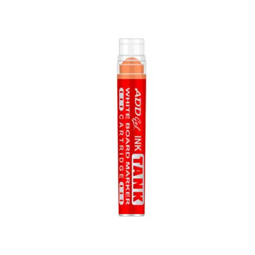 Add Gel Ink Tank White Board Marker Cartridge System Red Body Color Red Ink Color