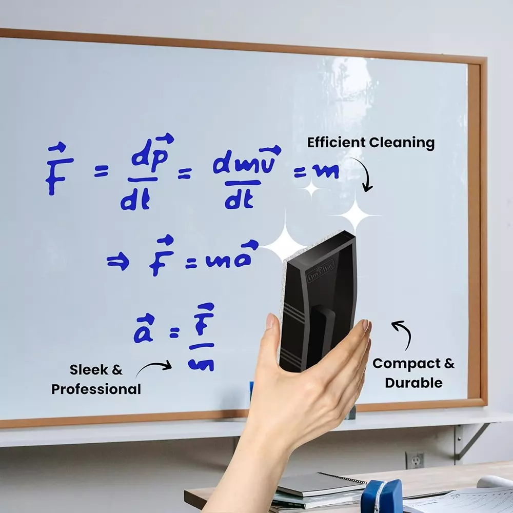 Soni OfficeMate Whiteboard Marker, Duster & Ink Combo 14 cm Marker Size 4.43 mm Tip Size 15 ml Blue Ink Color for Office, College & School Use