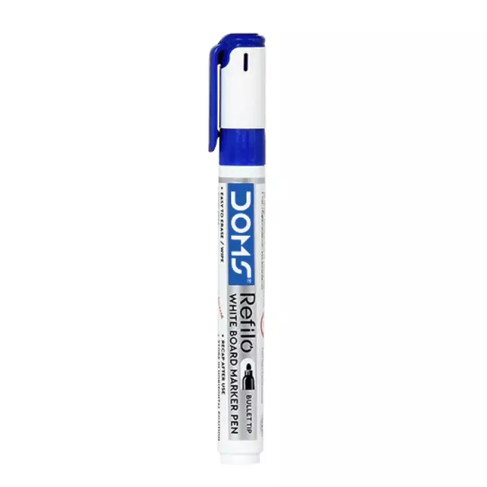 Doms Refilo Whiteboard Marker Pen Blue