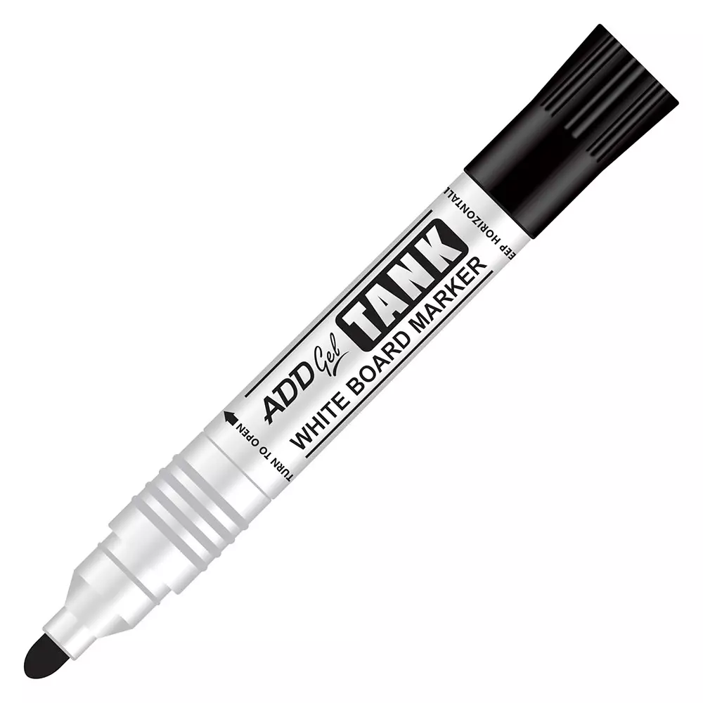 Add Gel Tank Whiteboard Marker Black Ink Color