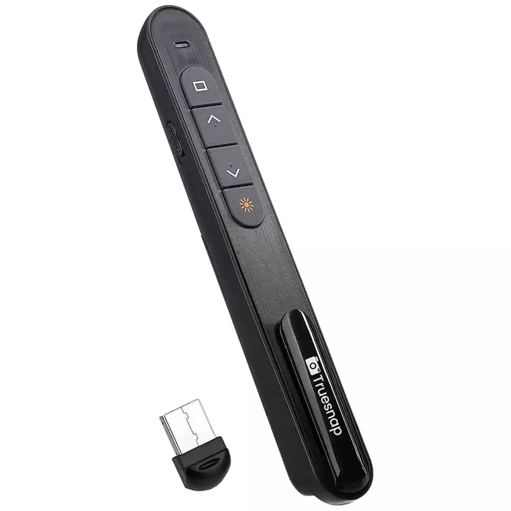 Truesnap USB Receiver Laser Pointer AAA Battery Black 228 ft (6949 cm) Wireless Range, TS-LP-01