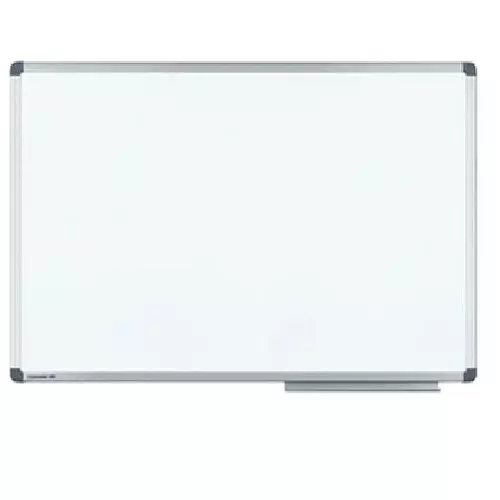 RS PRO White Board Lacquered Steel Board, Aluminium Frame 120 cm 180 cm Yes, 2578759