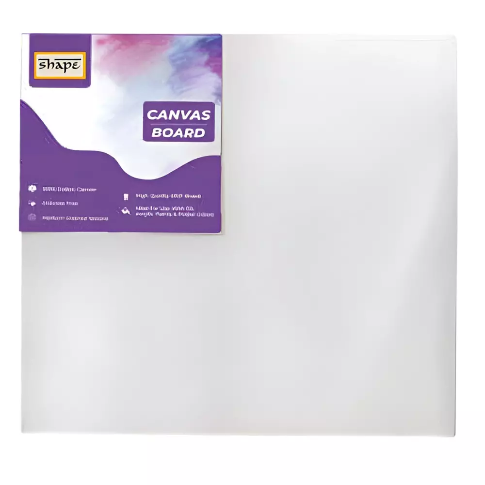 Shape Canvas Board 4x6 White For School, Home & Office, 220201