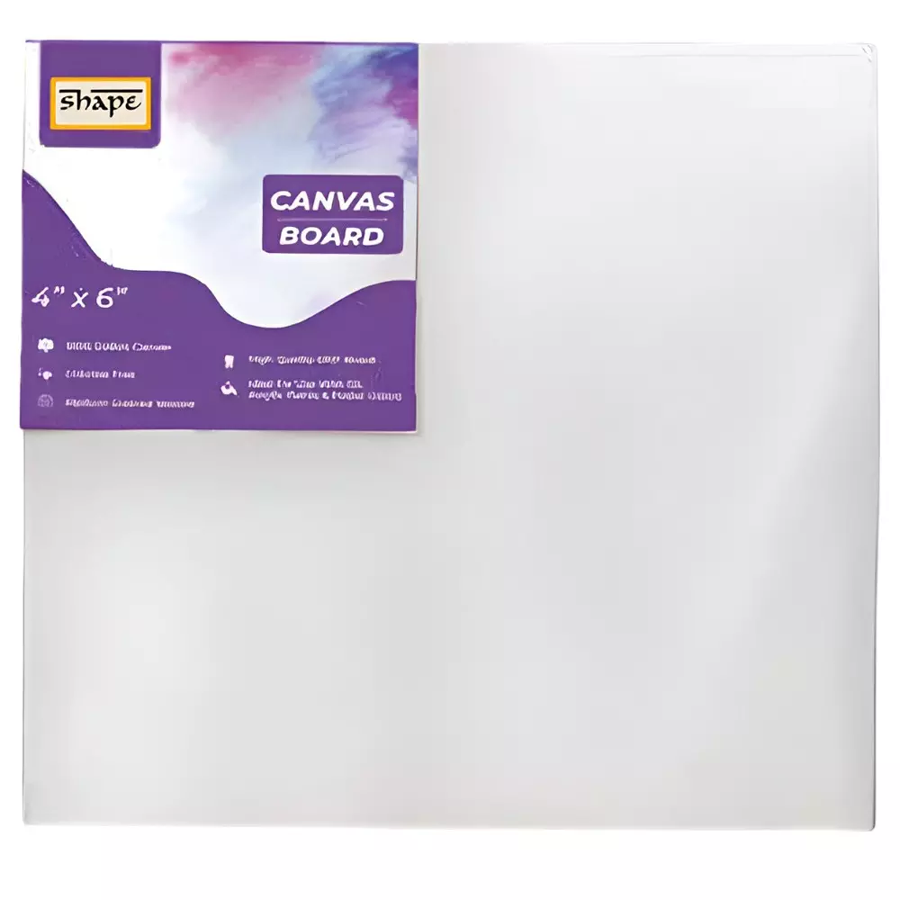 Shape Canvas Board 12x12 inch White, A220801