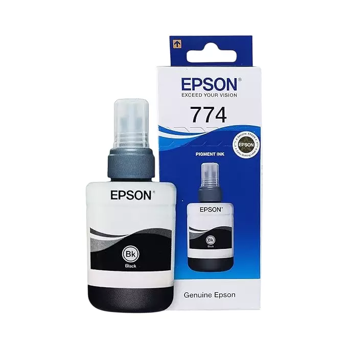 Epson Original 774 Ink Bottle 140 ml Black Color, T7741