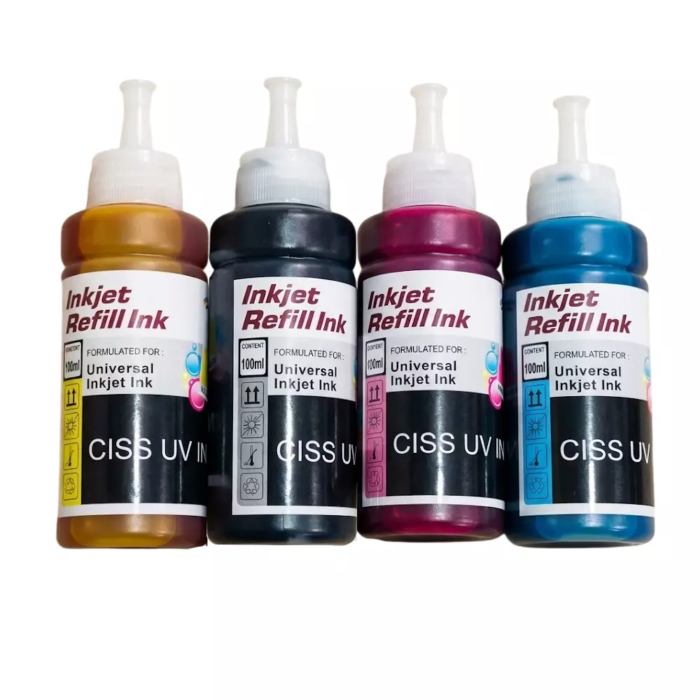 dubaria-refill-ink-kit-for-canon-printers--cyan-magenta-yellow-black--100-ml-each-bottle