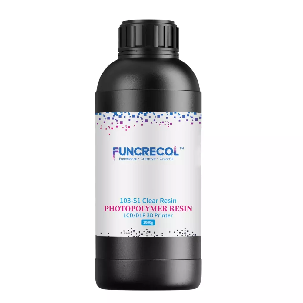 FUNCRECOL 3D Printer Resin Photopolymer Clear 79-86D